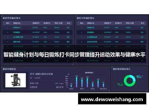 智能健身计划与每日锻炼打卡同步管理提升运动效果与健康水平